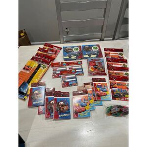 NEW IN PACKAGE Huge disney pixar cars party supply‎ bundle